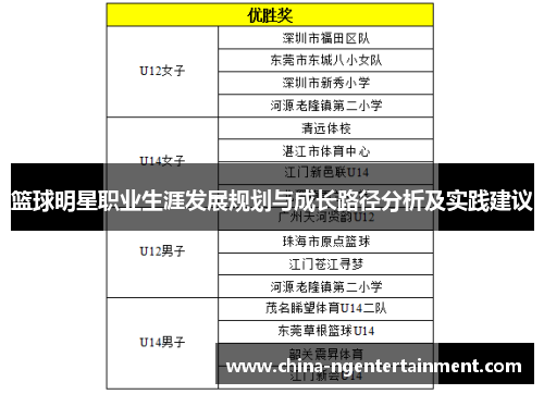 篮球明星职业生涯发展规划与成长路径分析及实践建议 篮球明星职业生涯发展规划与成长路径分析及实践建议