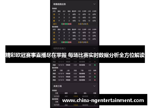精彩欧冠赛事直播尽在掌握 每场比赛实时数据分析全方位解读 精彩欧冠赛事直播尽在掌握 每场比赛实时数据分析全方位解读